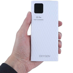 پاوربانک 22.5 وات اکسیژن مدل OX-170 PD ظرفیت 10000 میلی‌آمپرساعت به همراه کابل USB-C