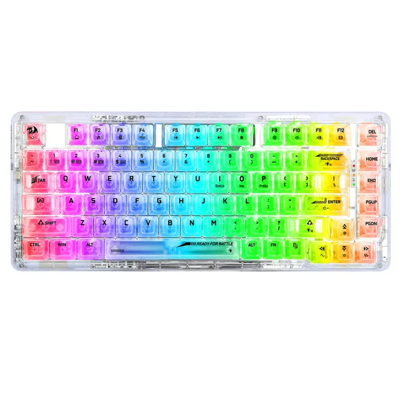 کیبورد بی سیم مکانیکال گیمینگ ردراگون ELF PRO K649 CT