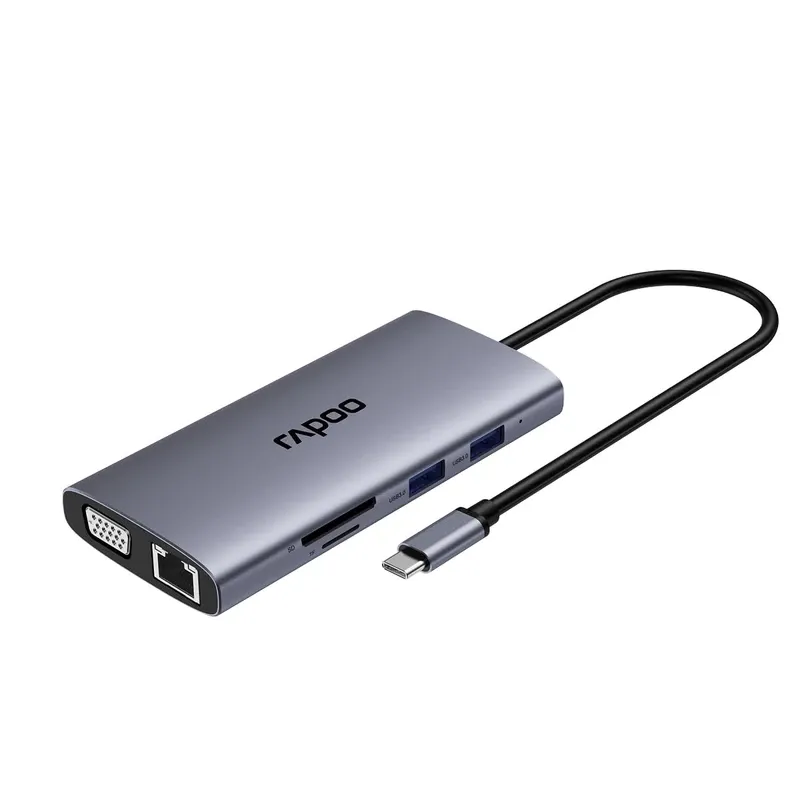 هاب 10 پورت USB-C رپو مدل Rapoo XD101