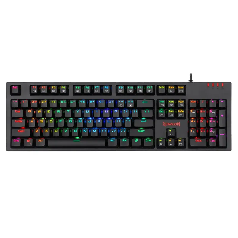 کیبورد اپتیکال مکانیکی گیمینگ ردراگون مدل Redragon AMSA PRO K592PRO RGB