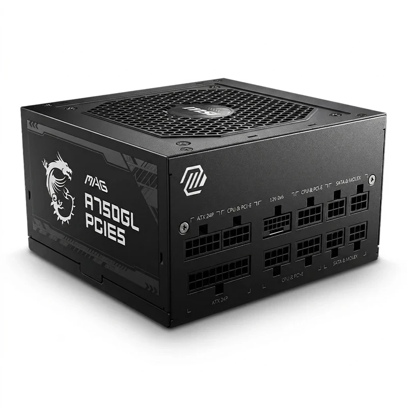 پاور 750 وات MSI مدل MAG A750GL PCIE5 Full Modular