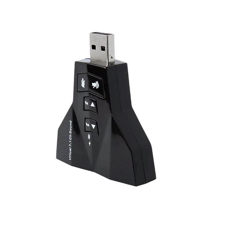 کارت صدای اکسترنال USB ایکس پی پروداکت مدل XP-U41 ولوم‌دار