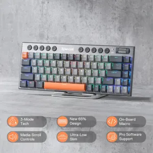 کیبورد بی سیم مکانیکال گیمینگ ردراگون HORUS K609 GG Pro