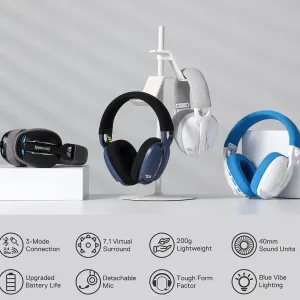 هدست بی سیم گیمینگ ردراگون Skuld H878 Blue