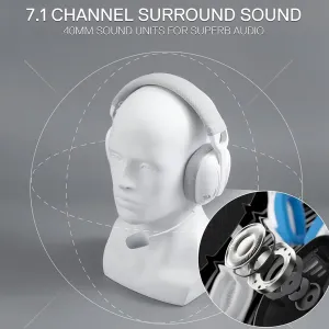 هدست بی سیم گیمینگ ردراگون Skuld H878 Blue