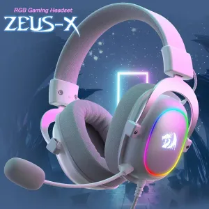 هدست گیمینگ ردراگون ZEUS-X H510 White RGB