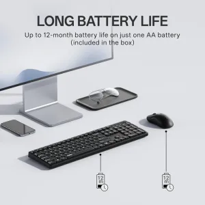 کیبورد و ماوس بی سیم رپو مدل X2100