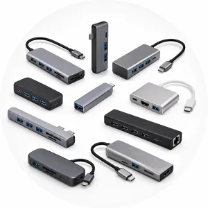 هاب USB و Type-C