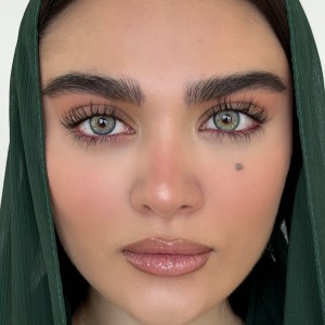 لنز رنگی نچرال گرین (Natural Green) برند یونیک (Unique)