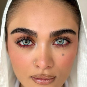 لنز رنگی گلکسی بلو (Galaxy Blue) برند سلنا (Selena)