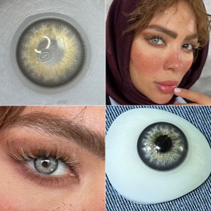 لنز رنگی کارولینا گری (Carolina Gray) برند آماندا (Amanda) فصلی 6 ماهه