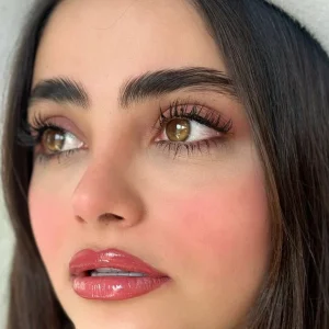 لنز رنگی لاکچری هیزل (Luxury hazel) برند یونیک (Unique) سالانه