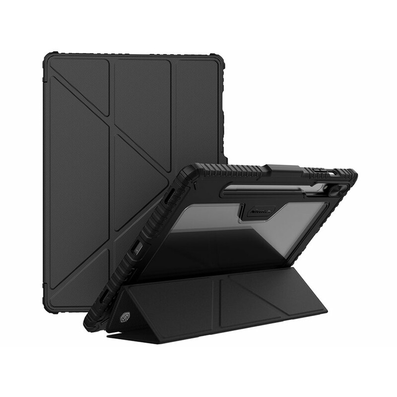 کیف محافظ بامپردار تبلت سامسونگ نیلکین Nillkin Bumper Leather cover case Pro Multi-angle folding style Samsung Galaxy Tab S9 Plus/S10 Plus