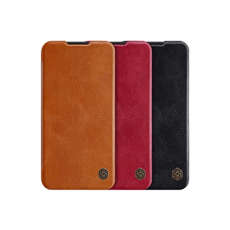 کیف چرمی نیلکین سامسونگ Nillkin Qin Leather Case Samsung Galaxy A01