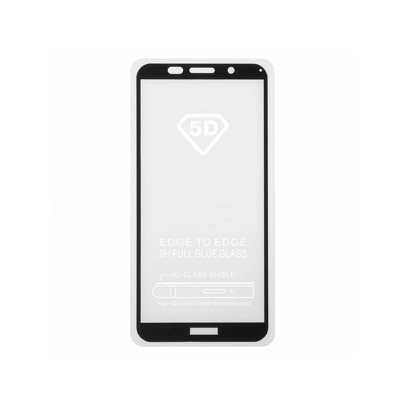 گلس و محافظ تمام صفحه Mletubl Full Glass For Huawei Y5 Prime 2018