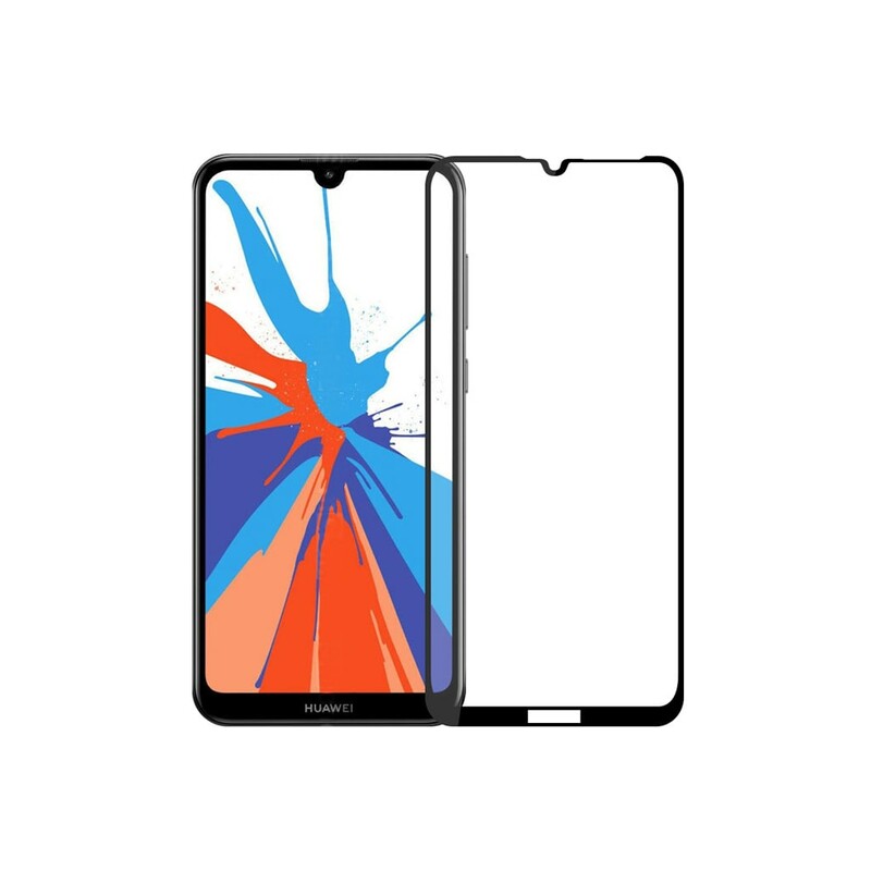 گلس و محافظ تمام صفحه Mletubl Full Glass For Huawei Y7 Pro 2019/ Enjoy 9