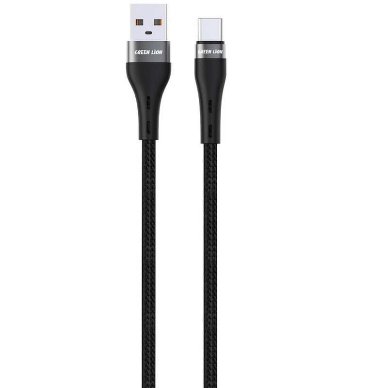 کابل تایپ سی 15 وات گرین لاین Green Lion مدل GNBRUSATCBK طول 1 متر