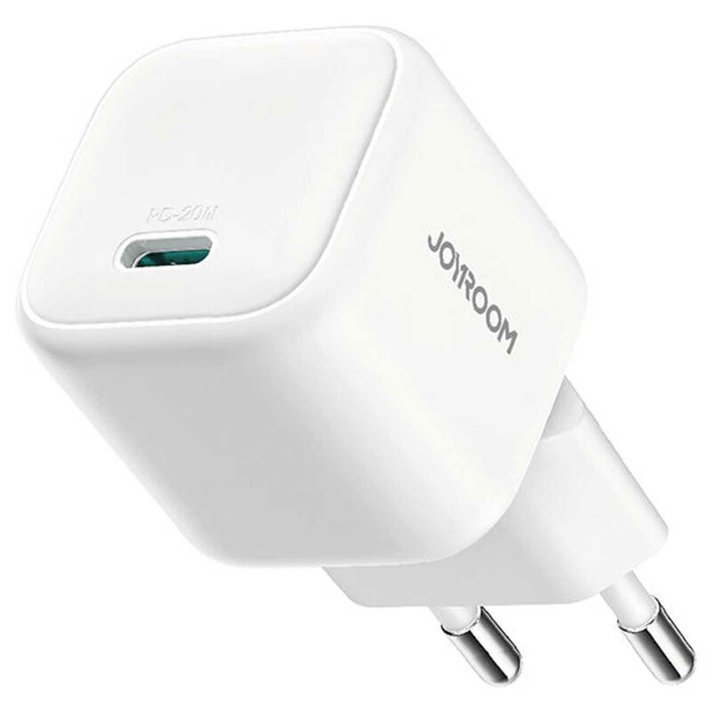 مینی شارژر دیواری فست تایپ سی 20 وات جویروم JR-TCG08EU