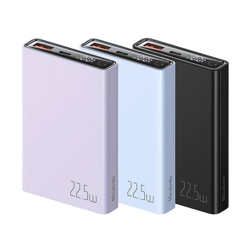 پاوربانک فست شارژ تایپ سی و یو اس بی 10000 میلی آمپر ساعت مک دودو Mcdodo MC-294 22.5W Powerbank