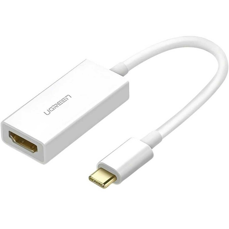 مبدل تایپ سی به اچ دی ام آی یوگرین Ugreen 40273 USB-C To HDMI Adapter 10CM