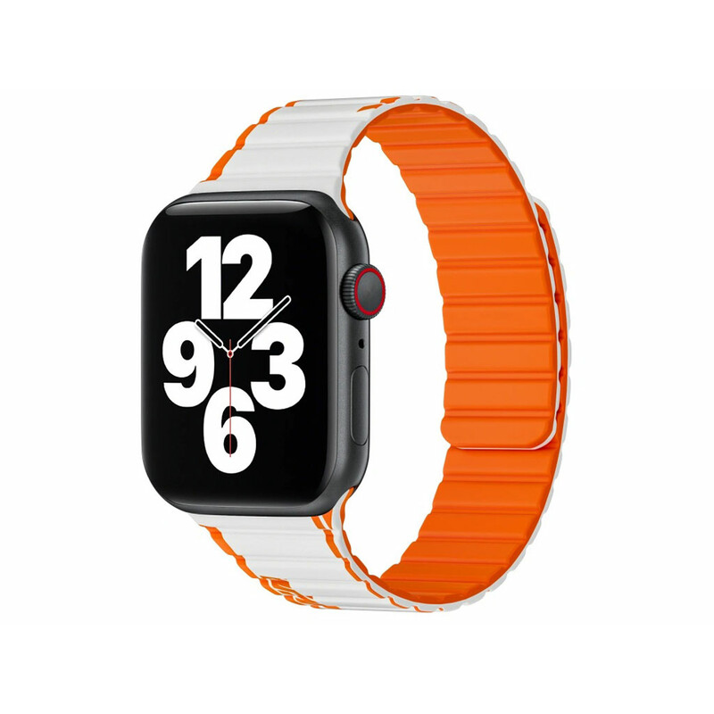 بند اپل واچ سیلیکونی 42، 44 و 45 میلی‌متری ویوو WIWU Smart Magnetic Silicone Watch Band Wi-WB010 42/44/45/49mm