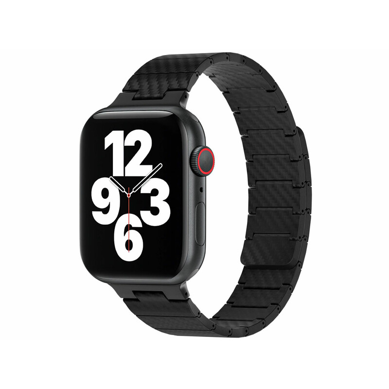 بند اپل واچ مگنتی با الگوی فیبر کربن 38، 40 و 41 میلی‌متری ویوو WIWU 38/40/41MM Carbon Fiber pattern magnetic watch band Wi-WB009