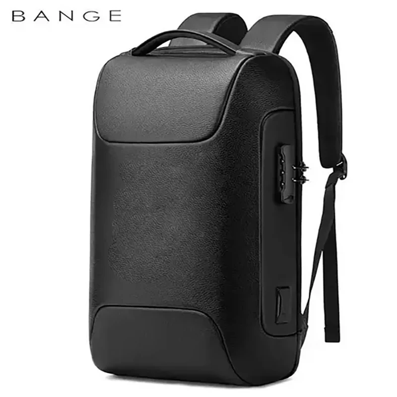 کوله پشتی چرم ضد سرقت لپ تاپ 15.6 اینچ یو اس بی دار بنج Bange BG-6622