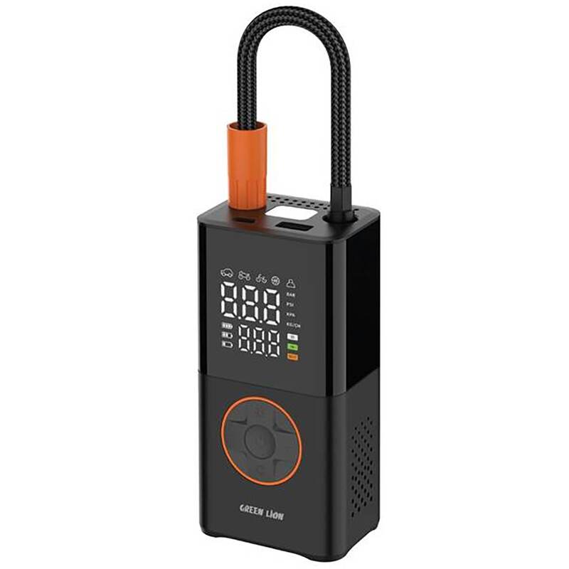 پمپ باد و چراغ قوه بی‌سیم شارژی گرین‌لاین GTI-01