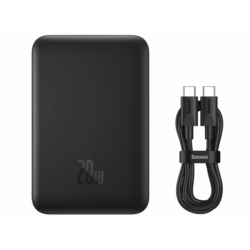 پاوربانک مغناطیسی فست شارژ 10000 بیسوس Baseus Magnetic Mini Wireless Power Bank 20W PPCX030001
