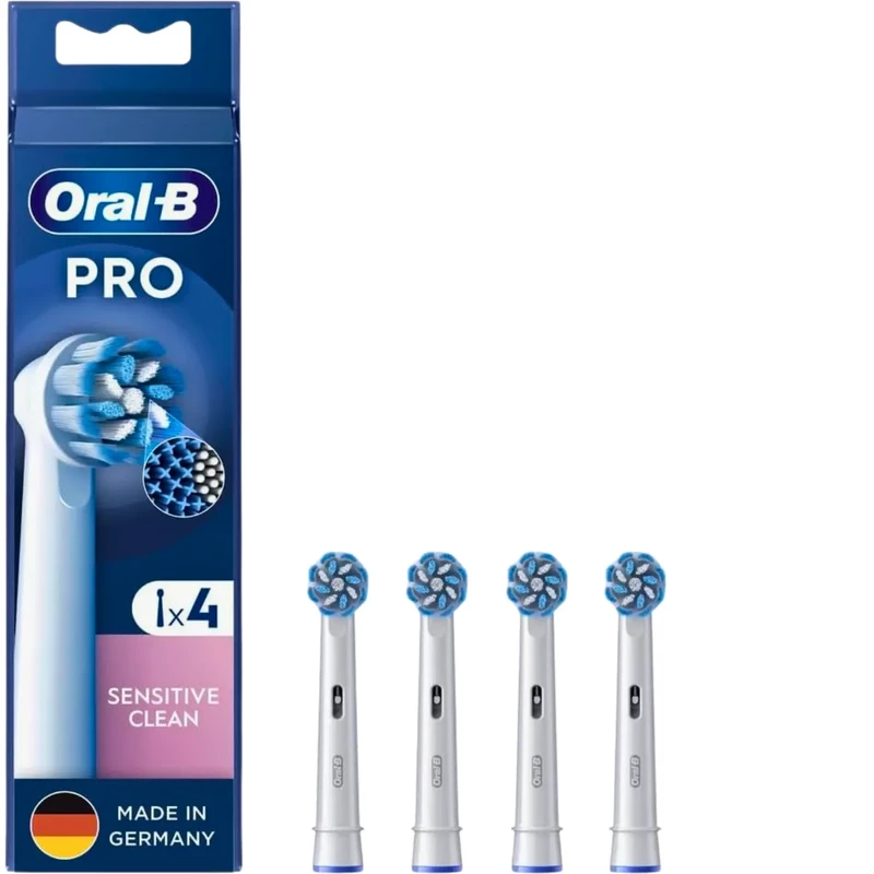 سری یدک مسواک برقی Oral-B اورال بی Sensitive Clean مدل 4 عددی