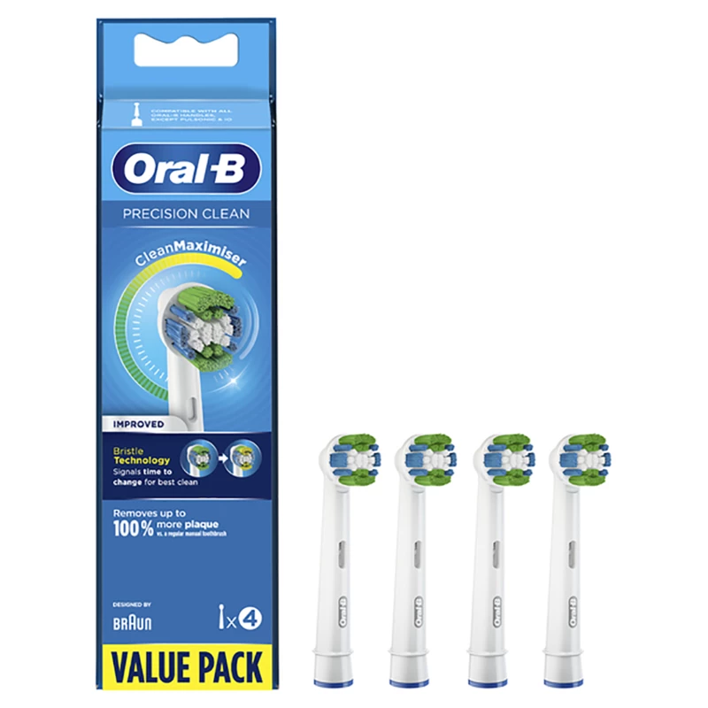 سری یدک مسواک برقی  اورال-بی Oral-B مدل Precision Clean بسته 4 عددی