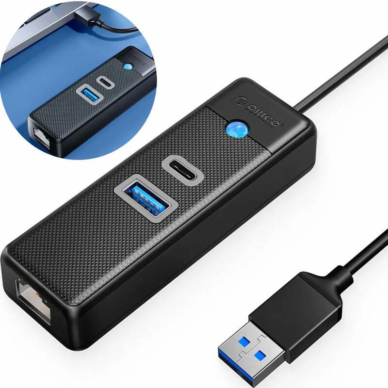 هاب یو اس بی اوریکو ORICO مدل PWCUR-U3-015 با سه پورت