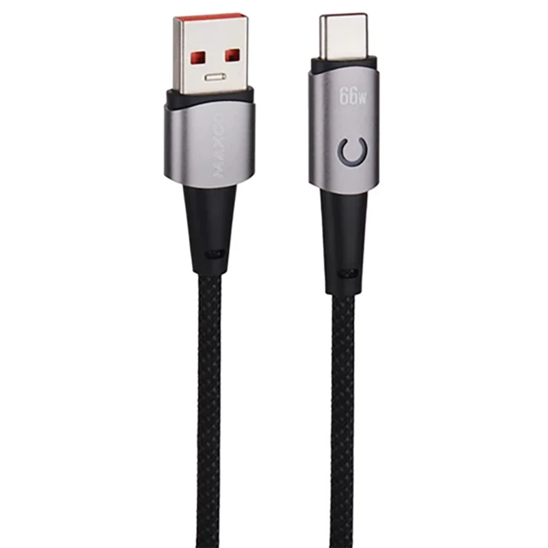 کابل تایپ سی مکس کو MAXCO مدل MS07C  توان 66 وات 1.2 متر