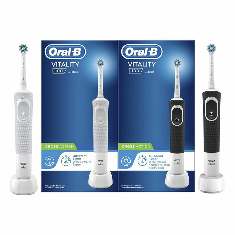 مسواک برقی اورال بی Oral-B مدل Vitality D100 Cross Action ضد آب