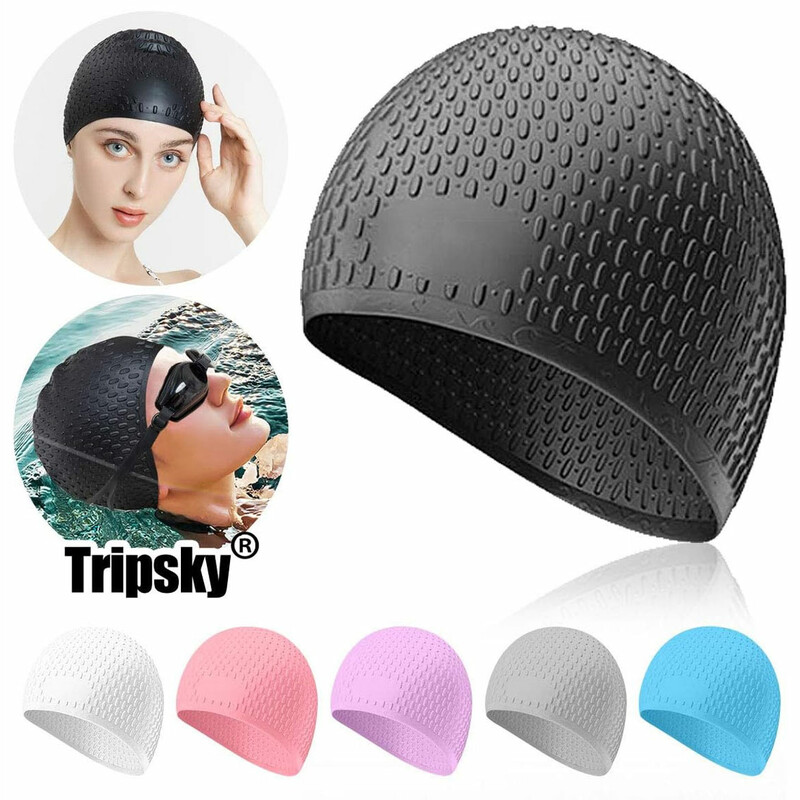 کلاه شنا سیلیکونی برای موی بلند و کوتاه تریپسکی Tripsky