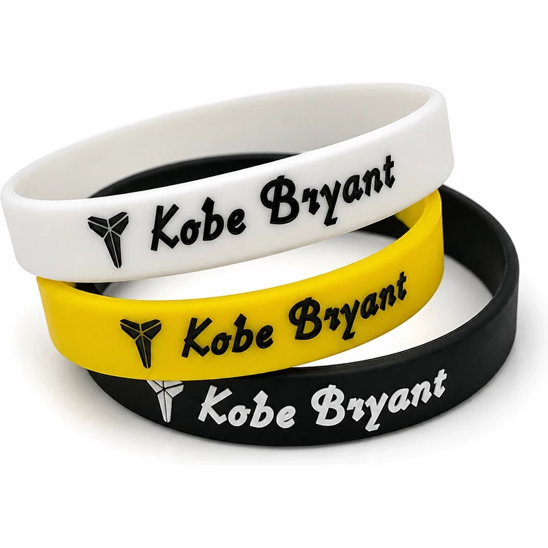 دستبند بسکتبالی سیلیکونی طرح Kobe Bryant