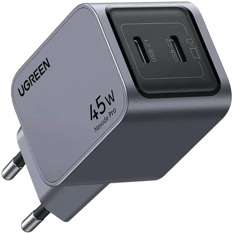 شارژر دیواری تایپ سی 45 وات یوگرین ugreen X707 35008 دو پورت
