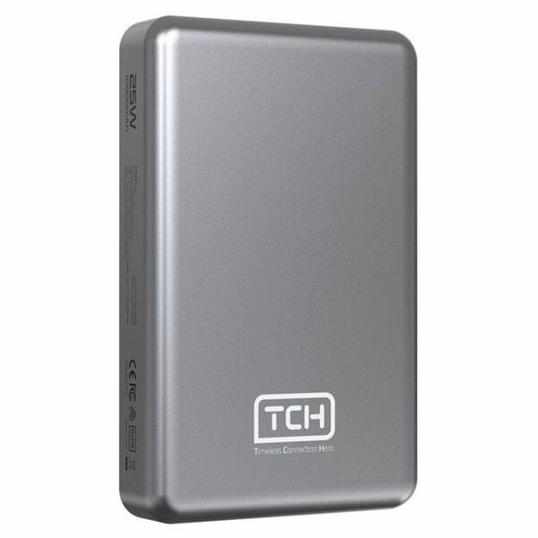 پاور بانک بی سیم تی سی اچ TCH مدل Elite 1025W ظرفیت 10000 میلی آمپر 25 وات