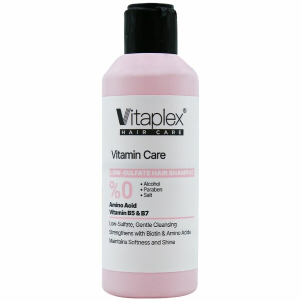 شامپو ویتامینه ویتاپلکس مدل Vitamin Care کم سولفات مناسب انواع مو 200ml