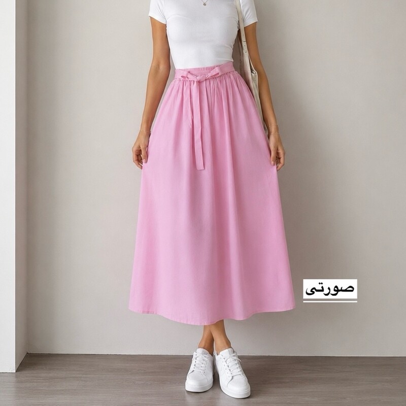 دامن کتان مدل میفان
