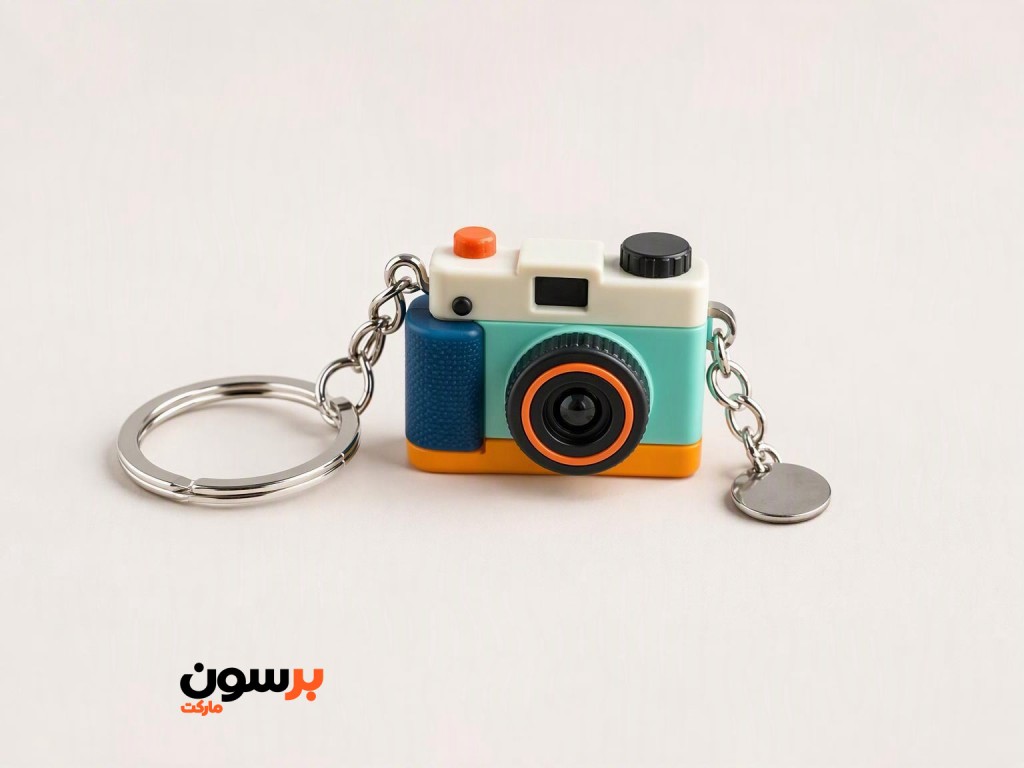 جاکلیدی طرح دوربین عکاسی؛ اکسسوری پاییزی کلید و کیف