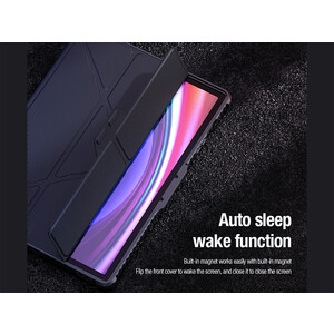 فروش کیف محافظ بامپردار سامسونگ  تب اس 9 پلاس نیلکین Nillkin Bumper Leather cover case Pro Multi-angle folding style for Samsung Galaxy Tab S9 Plus