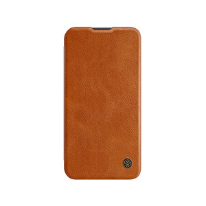 کیف چرم نیلکین آیفون Nillkin Apple iPhone 14 Max Qin Pro Leather Case