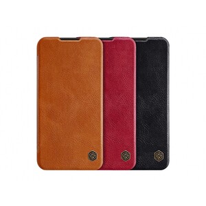 کیف چرمی نیلکین سامسونگ Nillkin Qin Leather Case Samsung Galaxy A01