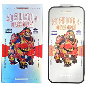 گلس آیفون 17 پرو موکوسون Mocoson مدل 5D Silicon Plus ایربگ دار