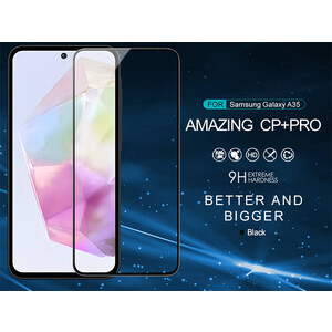 قیمت محافظ صفحه نمایش شیشه ای سامسونگ آ35 نیلکین Amazing CP+ Pro tempered glass