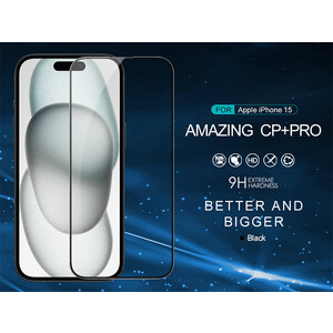 محافظ صفحه نمایش شیشه ای نیلکین Nillkin Apple iphone 15 CP+Pro tempered glass