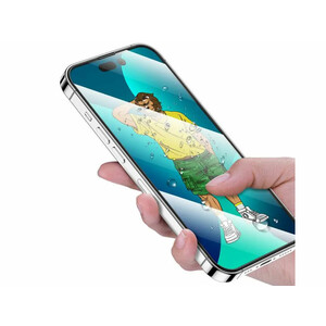قیمت گلس آیفون 14 پلاس گرین Green iphone 14 Plus 3D Silicone Glass GN3DSHD14M