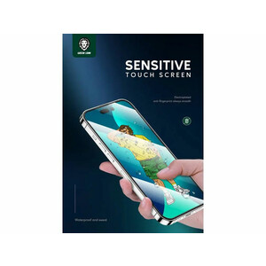 گلس آیفون 14 پلاس گرین Green iphone 14 Plus 3D Silicone Glass GN3DSHD14M
