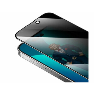 قیمت محافظ صفحه نمایش شیشه ای حریم شخصی آیفون 14 گرین Green iPhone 14 3D Elegant Privacy Glass